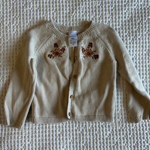 Carters embroidered cardi